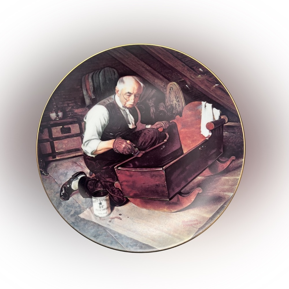 Knowles “Grandpa’s Gift” Collector's Plate with Signature Plate Number 14871M